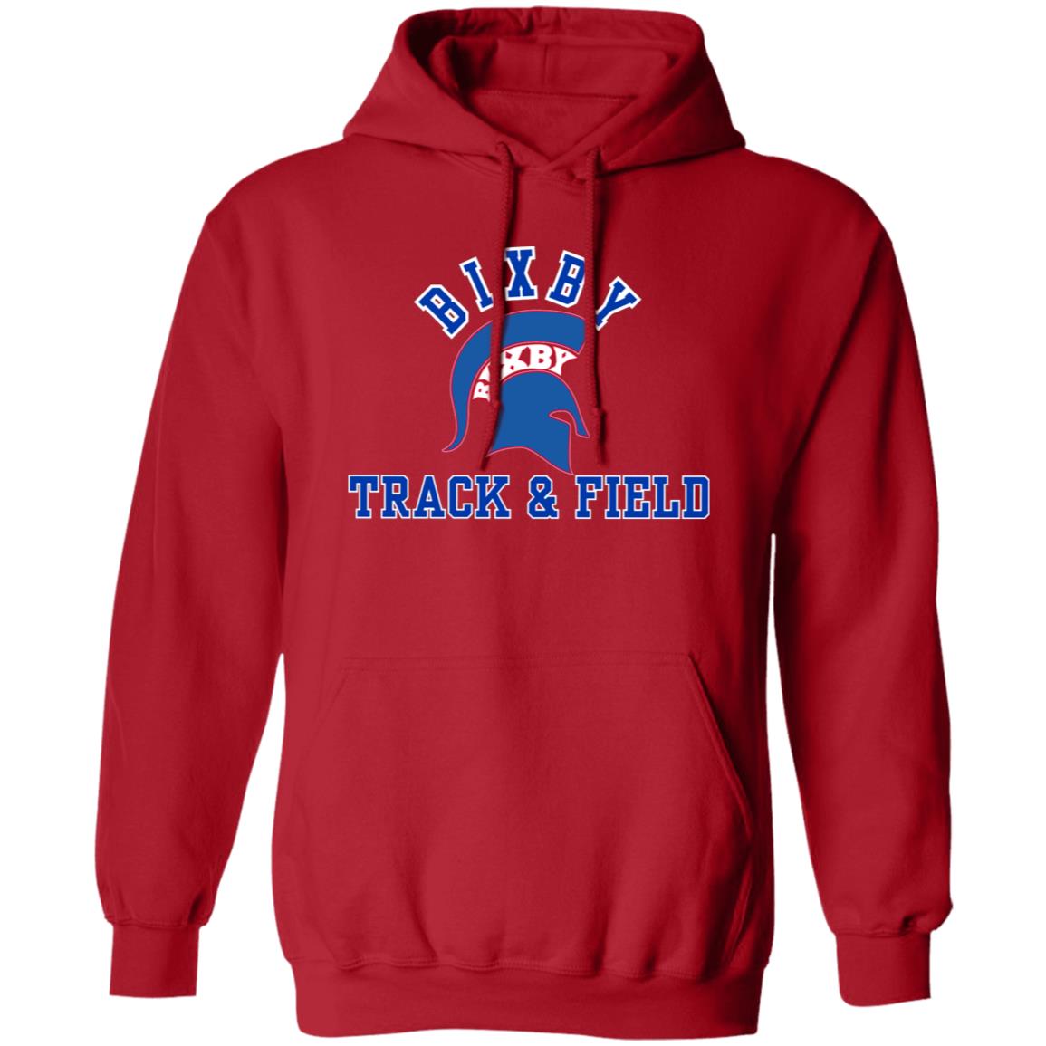 RED AND BLUE TRUE T&F PULLOVER HOODIE