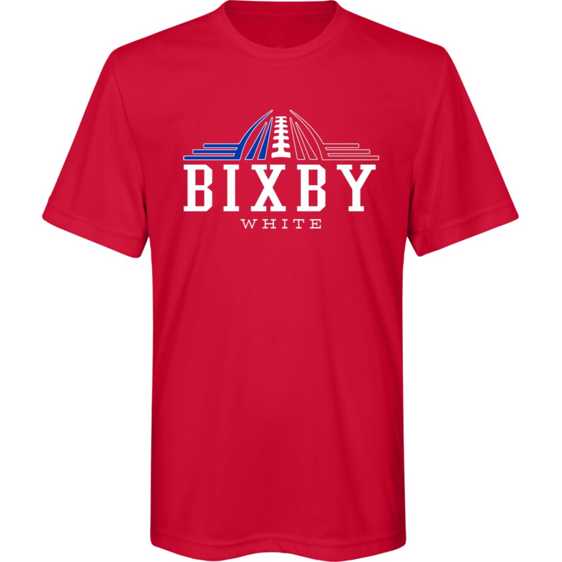 LEGENDS BIXBY WHITE YOUTH PERFORMANCE TEE