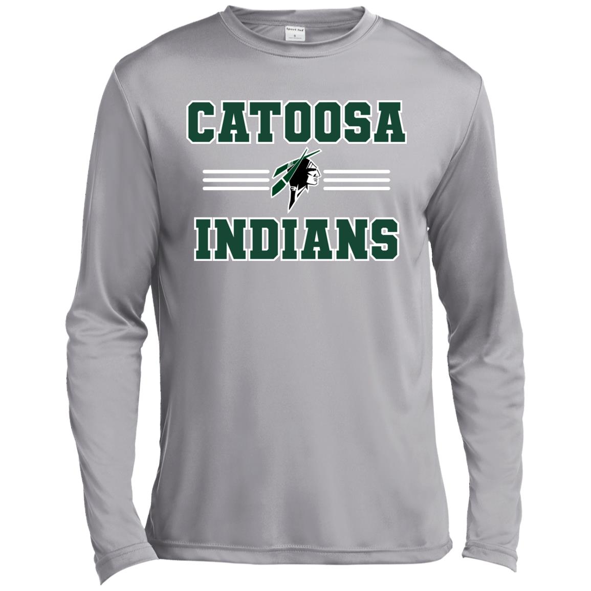 CATOOSA INDIANS MEN'S LONG SLEEVE PERFORMANCE TEE - The Club