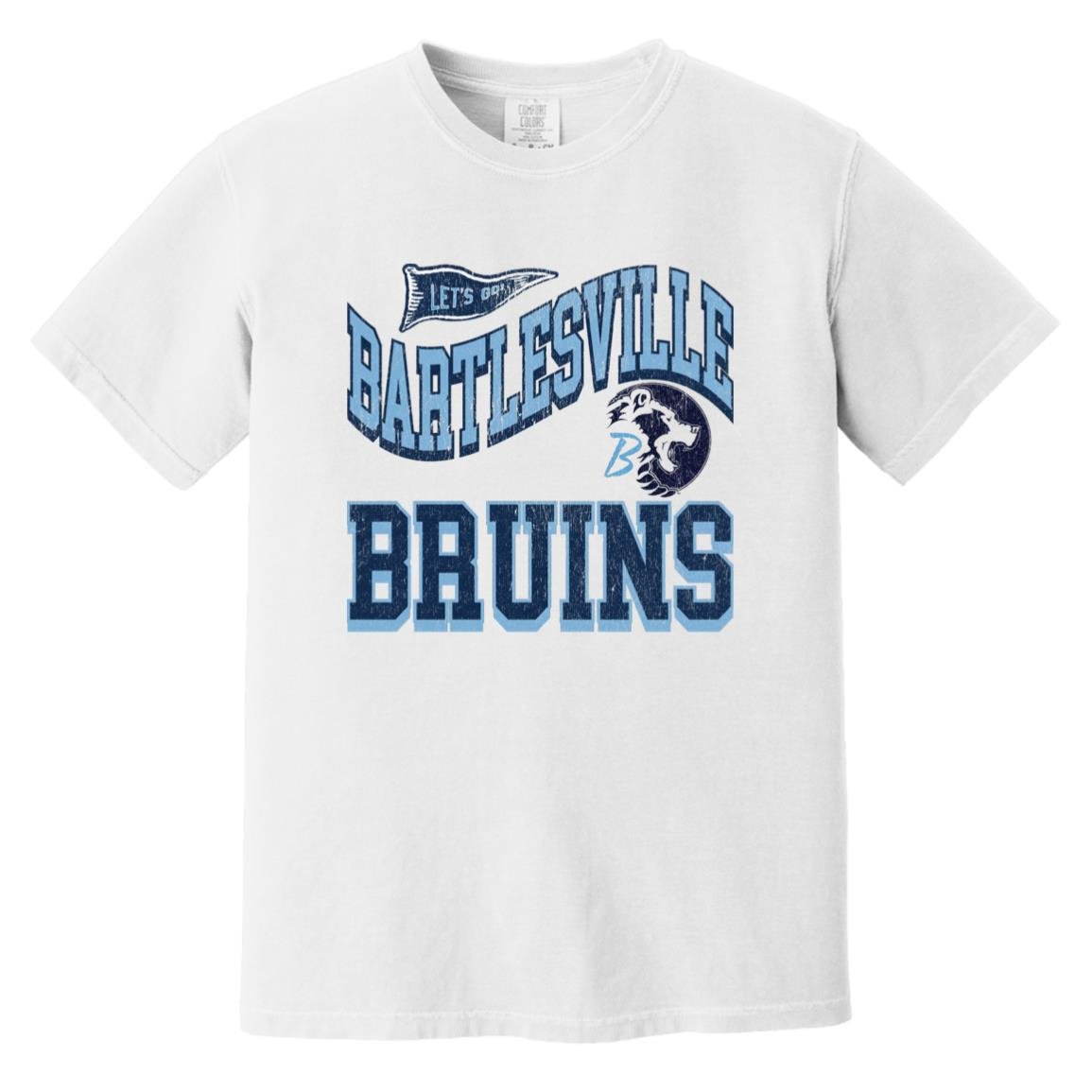 BARTLESVILLE BRUINS ADULT GARMENT WASHED TEE - The Club