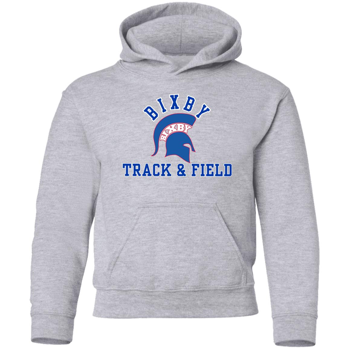 RED AND BLUE TRUE T&F YOUTH PULLOVER HOODIE