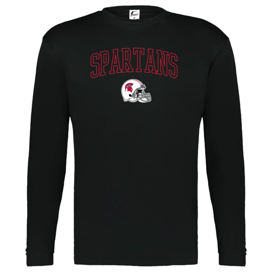 BIXBY SPARTAN FOOTBALL - Youth Performance Long Sleeve Tee