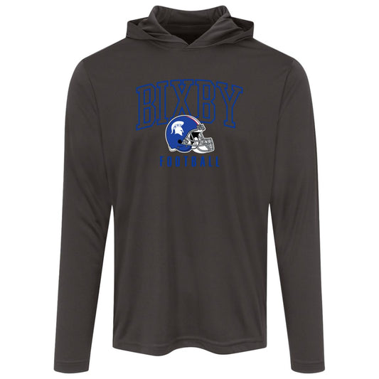 BIXBY SPARTAN FOOTBALL - Men's Performance Hooded Tee