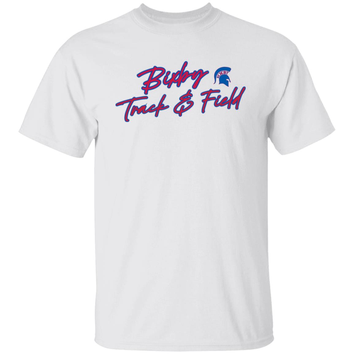 BIXBY SPIRIT T&F ADULT 100% COTTON T-SHIRT