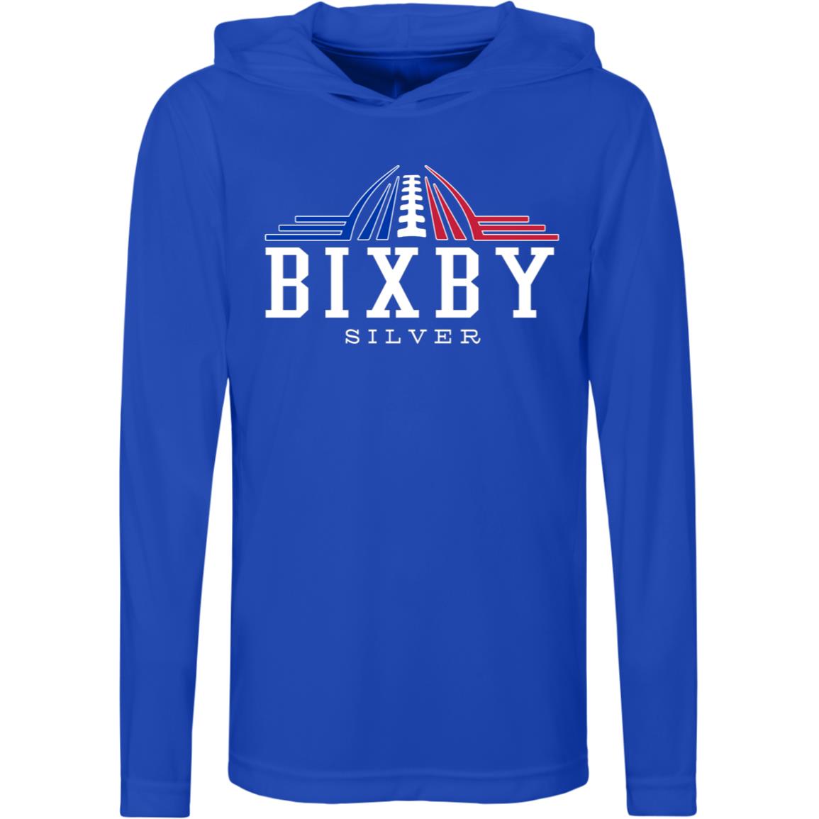 LEGENDS BIXBY SILVER YOUTH PERFORMANCE HOODED TEE