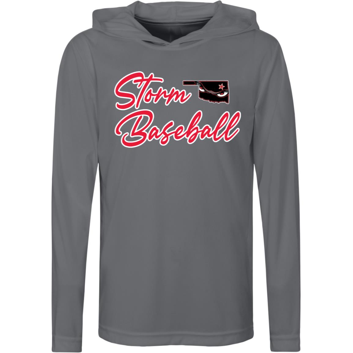 002 - STORM BASEBALL YOUTH HOODED PERFORMANCE TEE