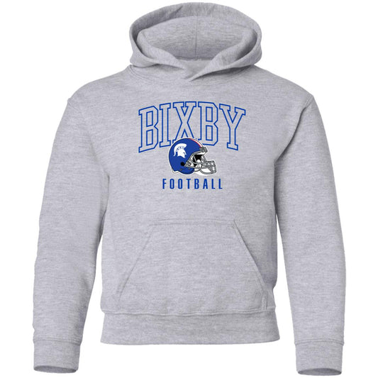 BIXBY SPARTAN FOOTBALL - Youth Pullover Hoodie