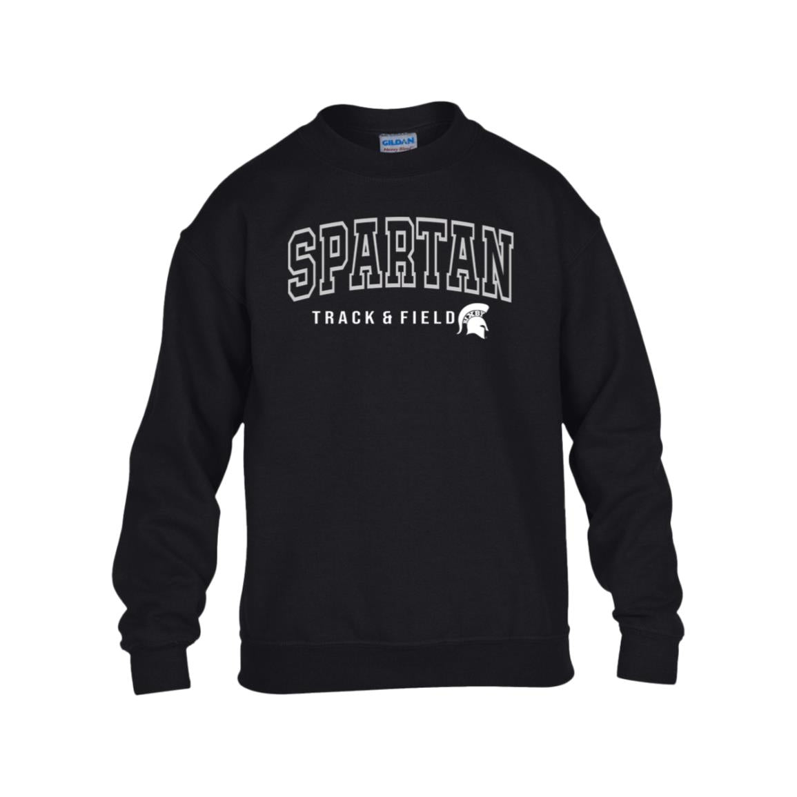 SPARTAN VICTORY T&F GILDAN KIDS HEAVY BLEND FLEECE CREW