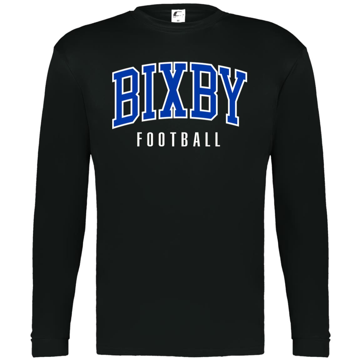 BIXBY SPARTAN FOOTBALL - Men's Performance Long Sleeve Tee