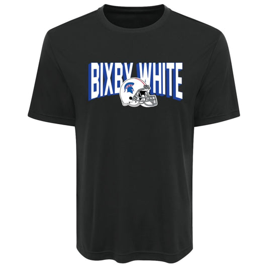BIXBY WHITE FOOTBALL ADULT PERFORMANCE TEE - The Club