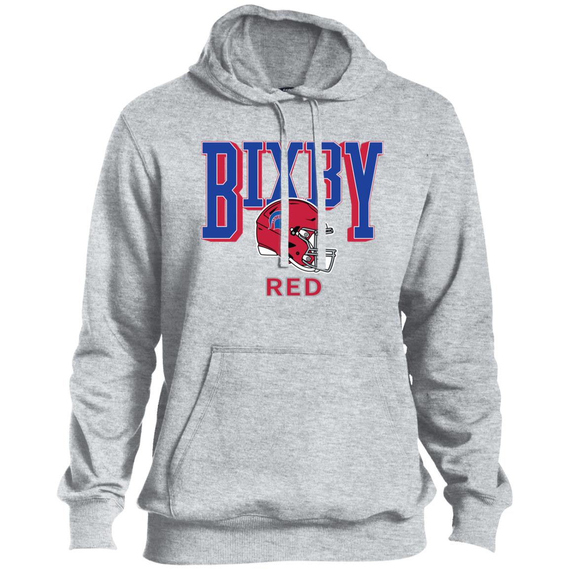 BIXBY RED FOOTBALL ADULT HOODED PULLOVER - The Club