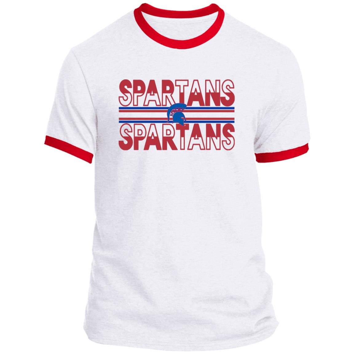 BIXBY SPARTANS UNISEX VINTAGE RINGER TEE - The Club