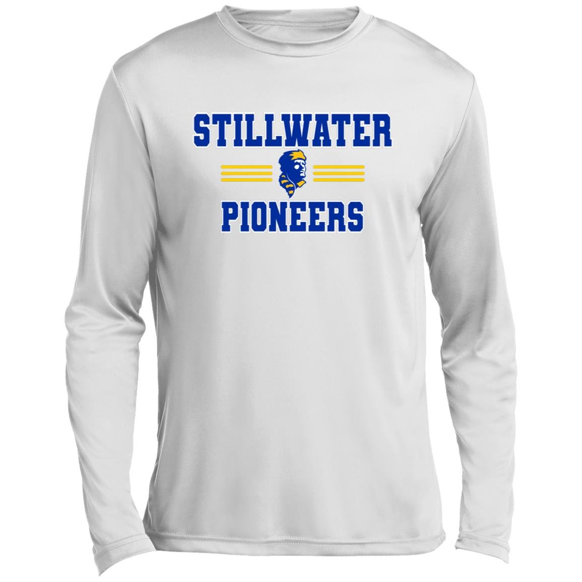 STILLWATER PIONEERS ADULT LONG SLEEVE PERFORMANCE TEE - The Club