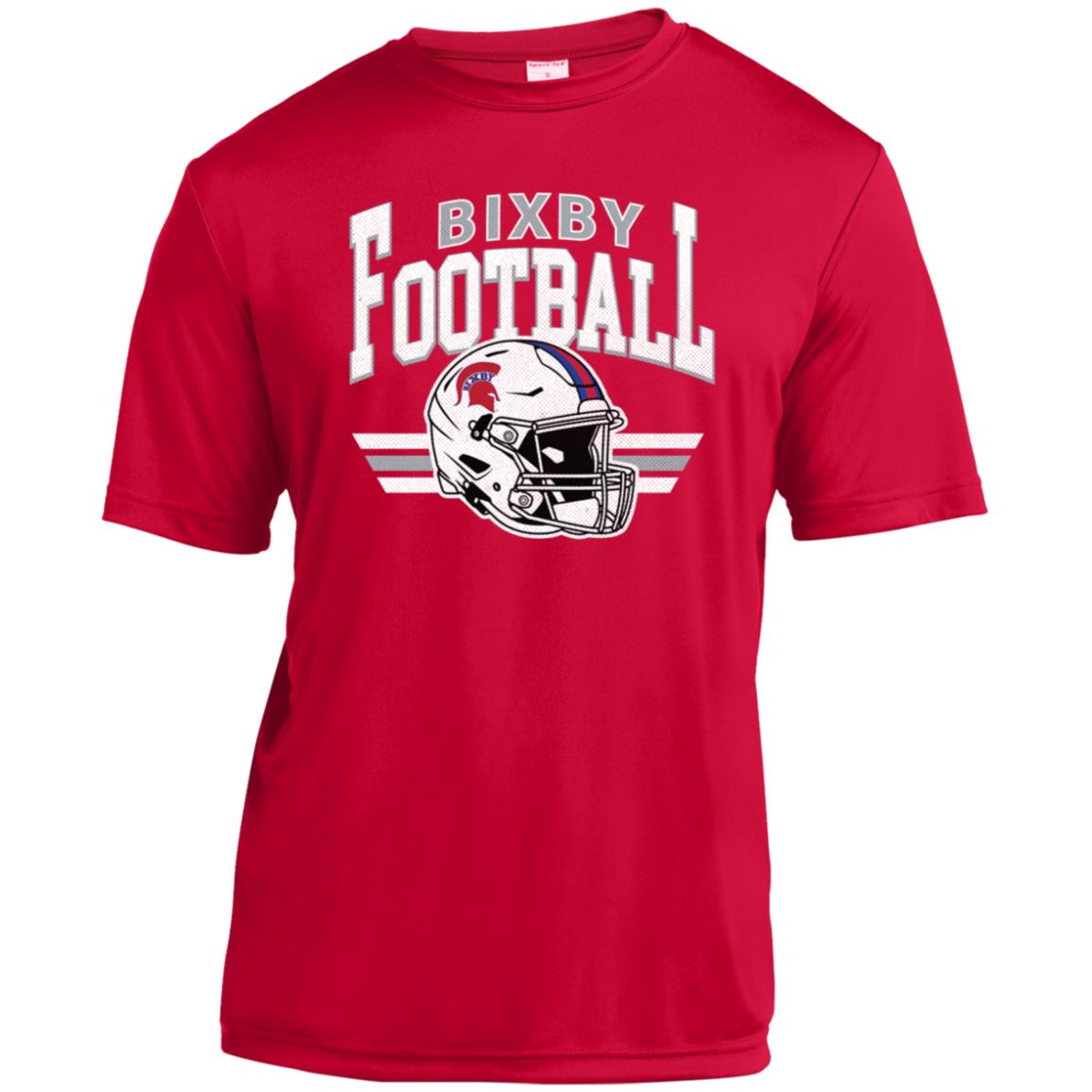 BIXBY SPARTANS FOOTBALL YOUTH PERFORMANCE TEE - The Club