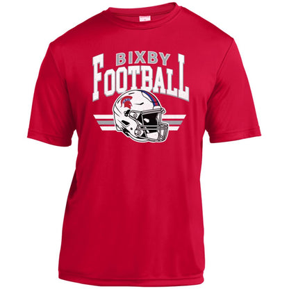 BIXBY SPARTANS FOOTBALL YOUTH PERFORMANCE TEE - The Club