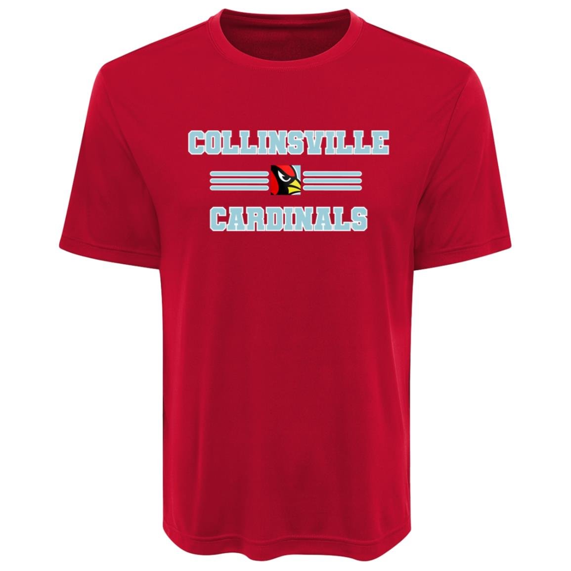 COLLINSVILLE CARDINALS ADULT PERFORMANCE TEE - The Club