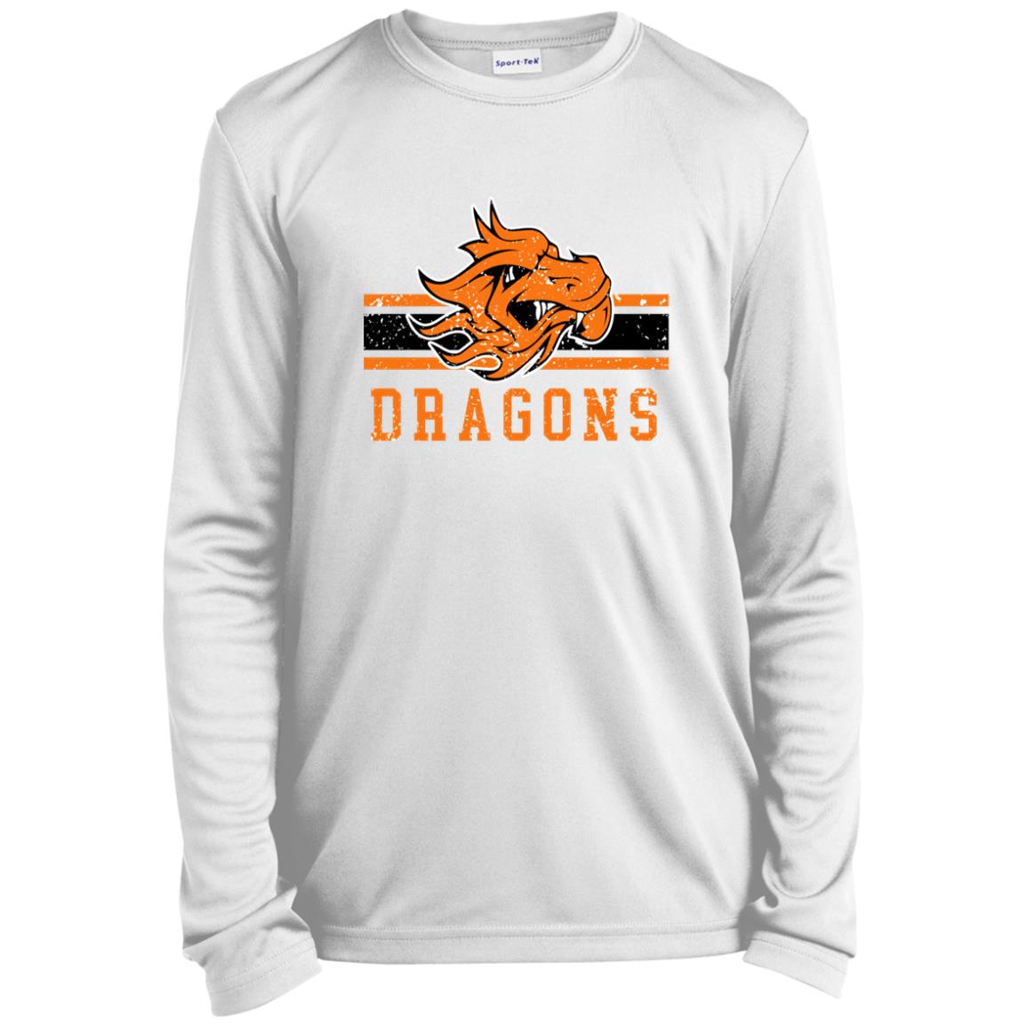 DEWAR DRAGONS YOUTH LONG SLEEVE PERFORMANCE TEE - The Club