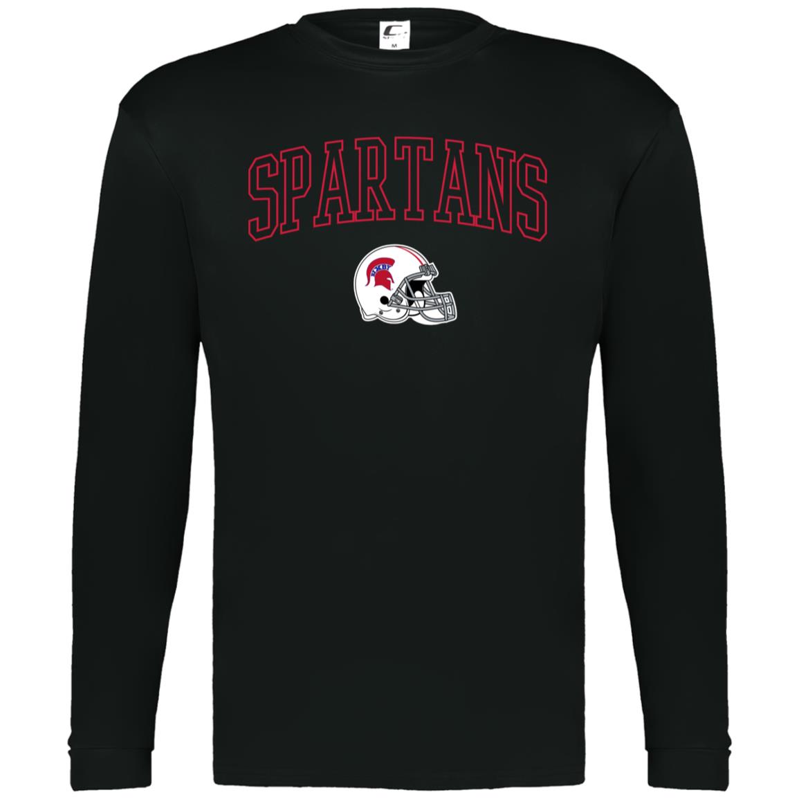 BIXBY SPARTAN FOOTBALL - Men's Performance Long Sleeve Tee