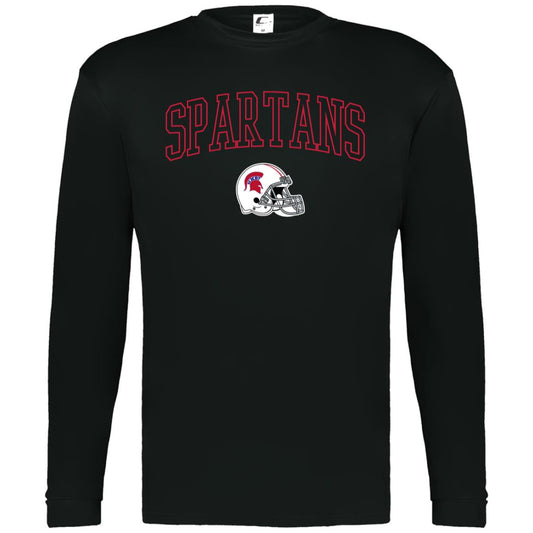 BIXBY SPARTAN FOOTBALL - Men's Performance Long Sleeve Tee