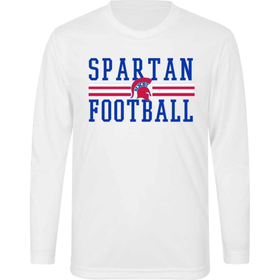 BIXBY SPARTAN GLORY YOUTH PERFORMANCE LONG SLEEVE TEE