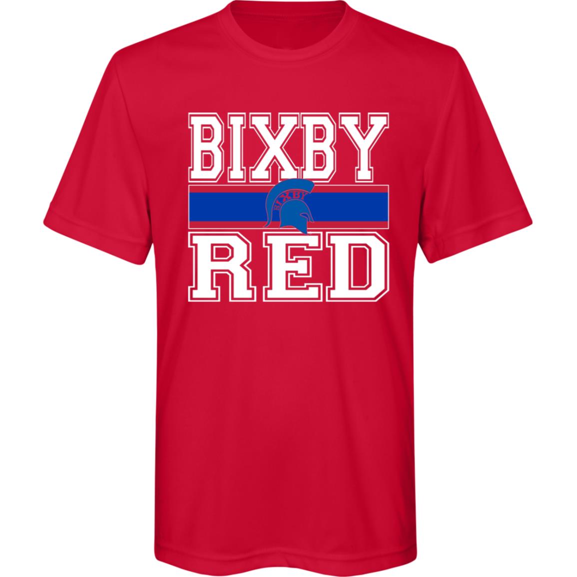 CLASSIC WAY BIXBY RED YOUTH PERFORMANCE TEE