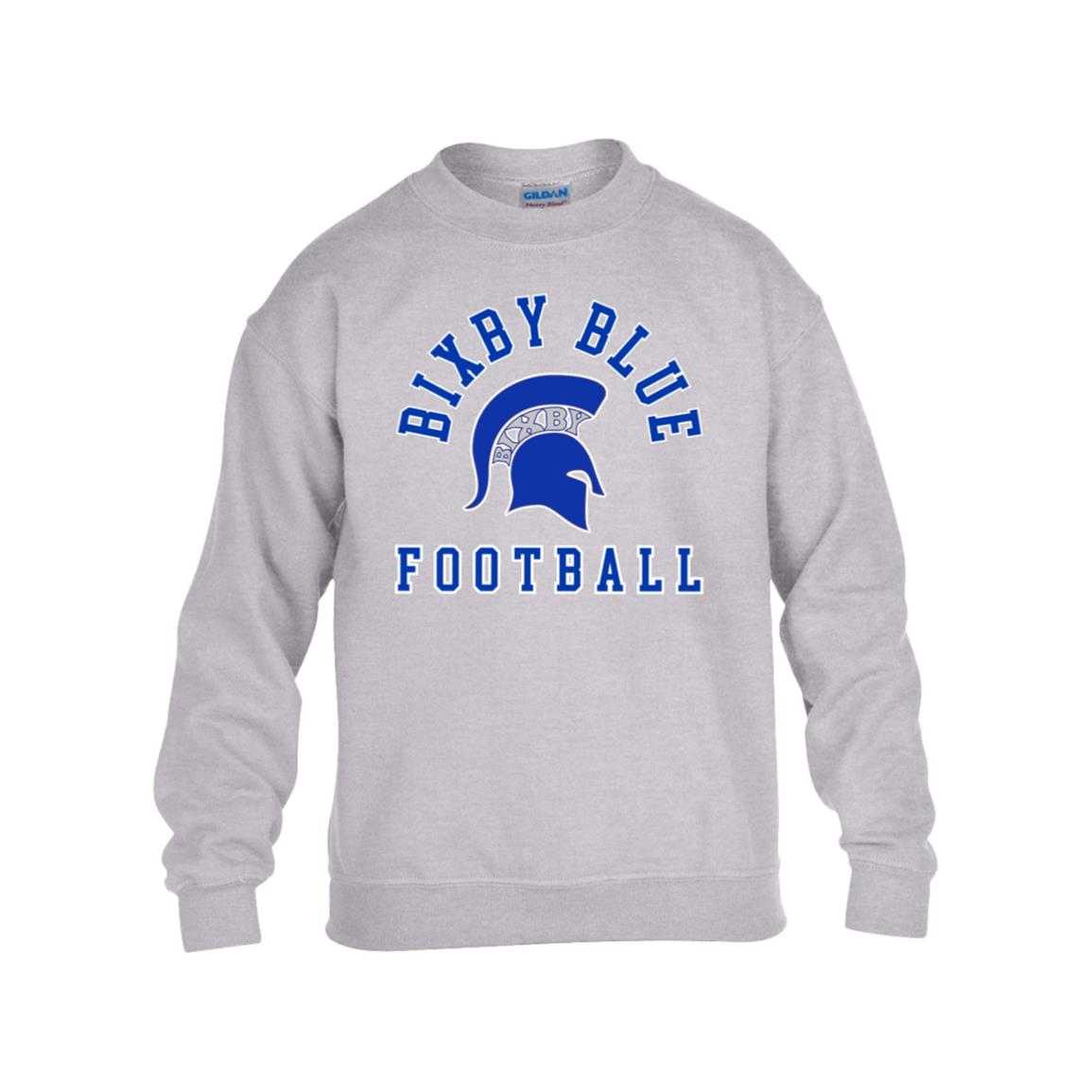 TRUE BLUE BIXBY YOUTH HEAVY BLEND FLEECE CREW