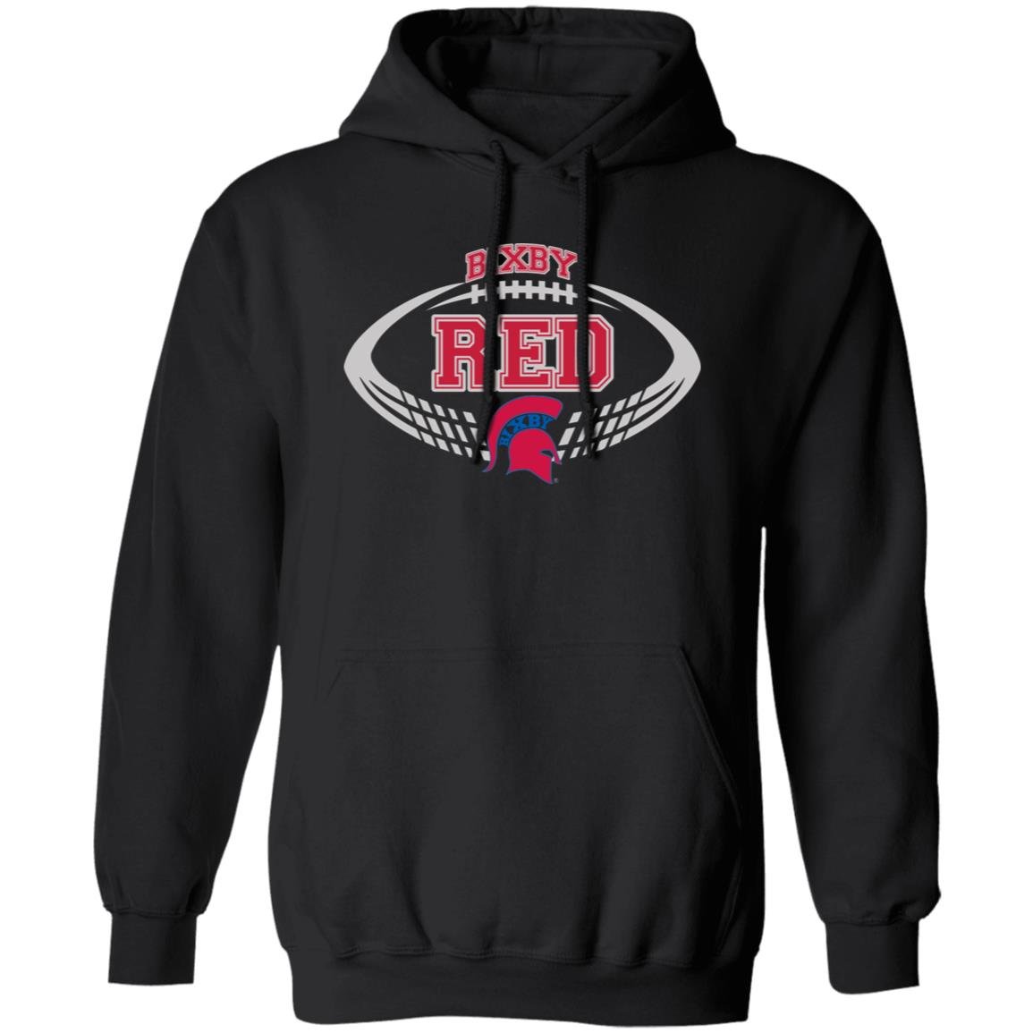 SPARTAN GAME PLAY BIXBY RED ADULT PULLOVER HOODIE - The Club