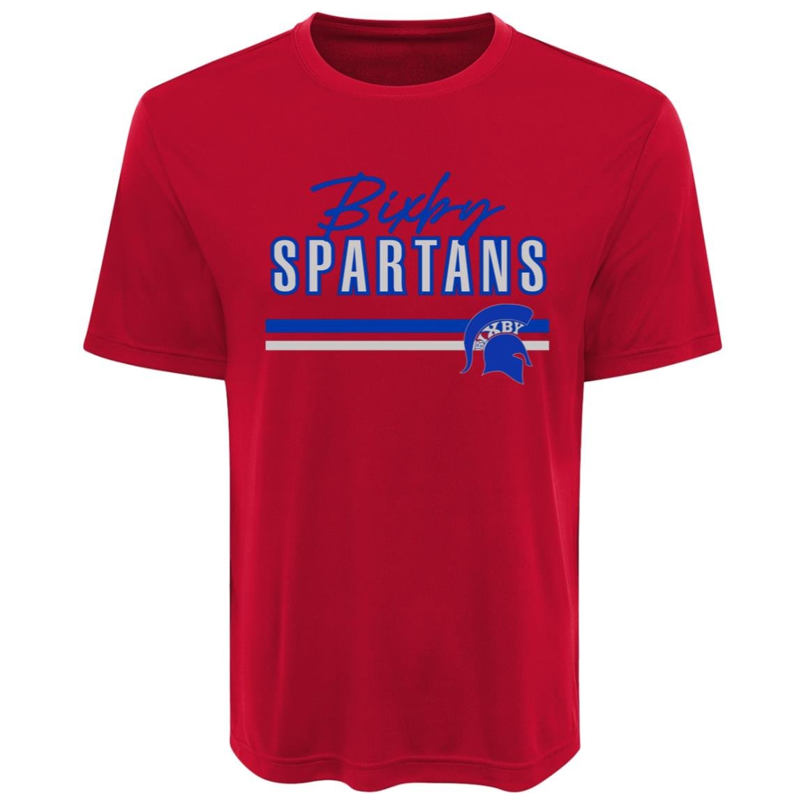 BIXBY SPARTANS ADULT PERFORMANCE TEE - The Club