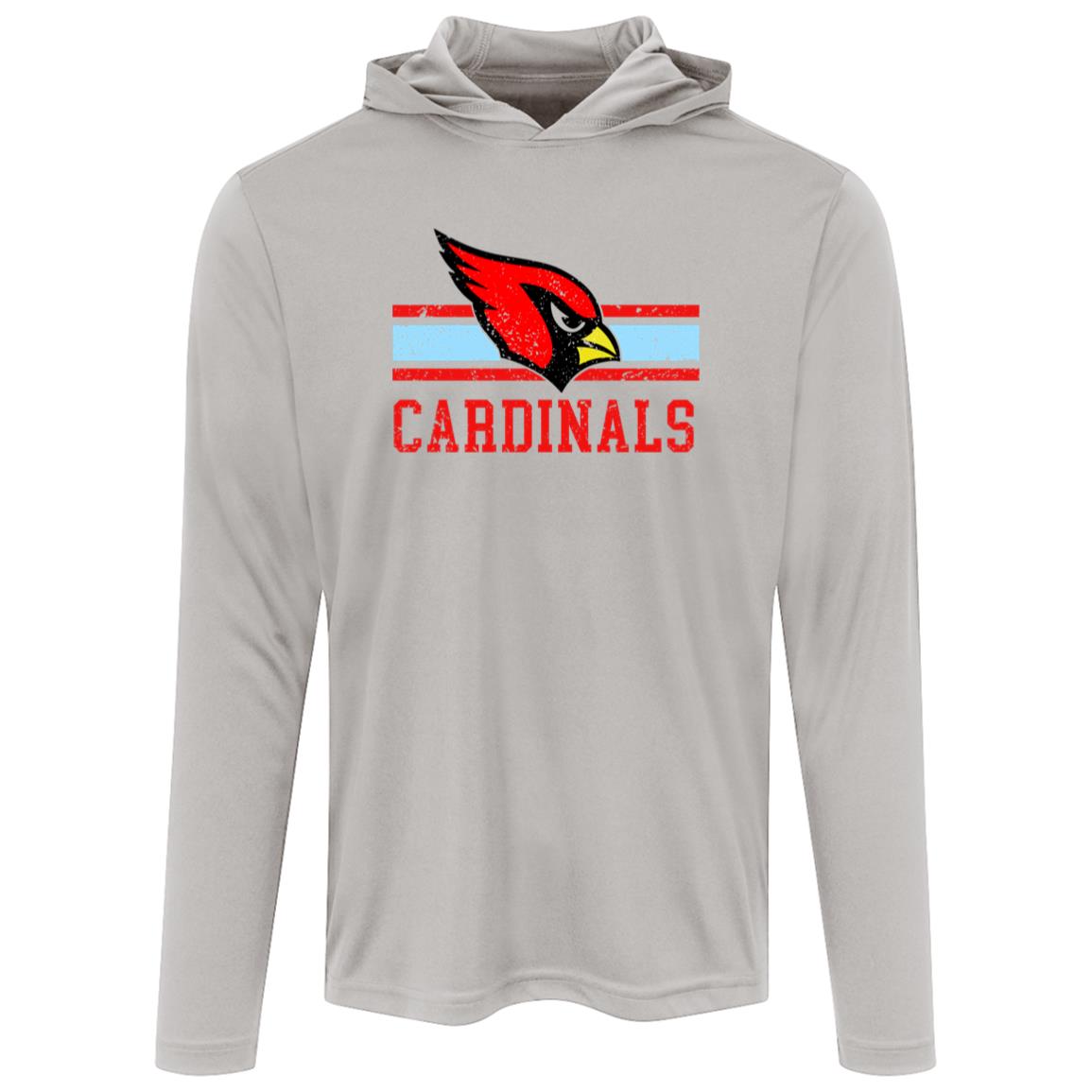 COLLINSVILLE CARDINALS ADULT HOODED PERFORMANCE TEE - The Club