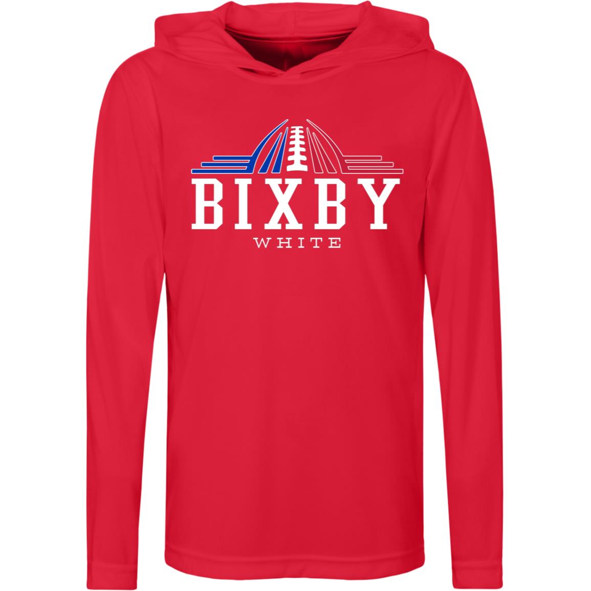 LEGENDS BIXBY WHITE YOUTH PERFORMANCE HOODED TEE