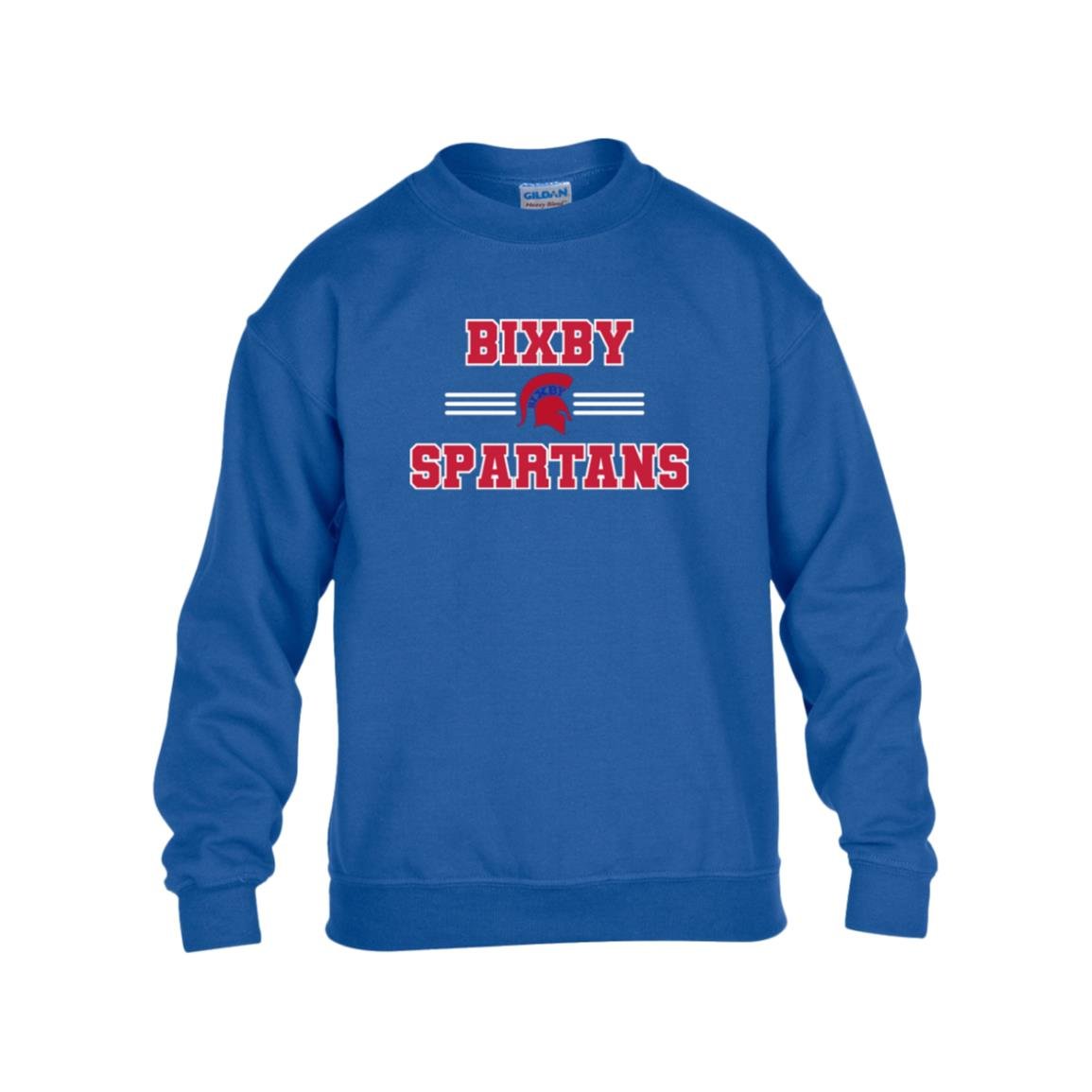 BIXBY SPARTANS YOUTH CLASSIC CREWNECK SWEATSHIRT - The Club
