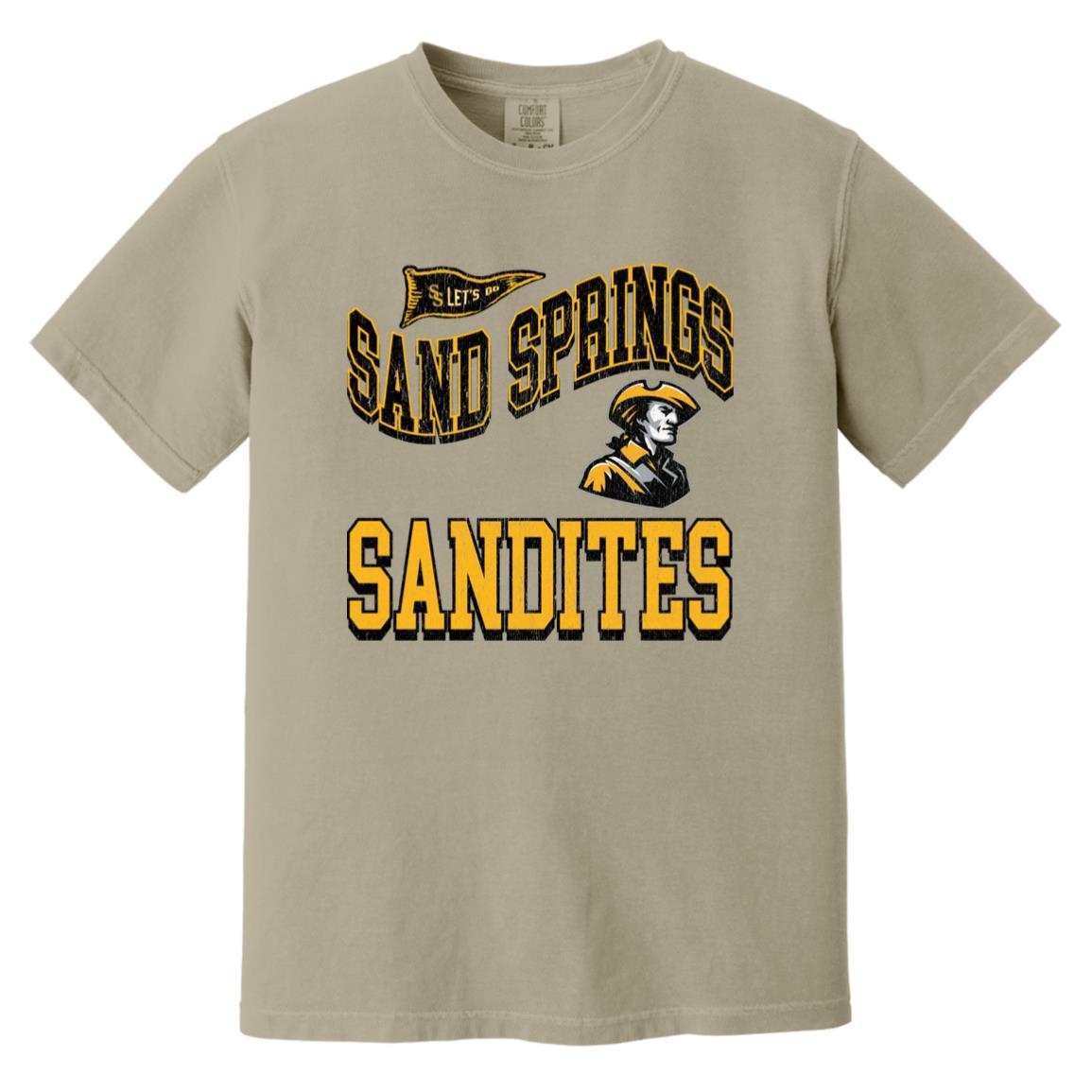 SAND SPRINGS SANDITES GARMENT WASHED TEE - The Club