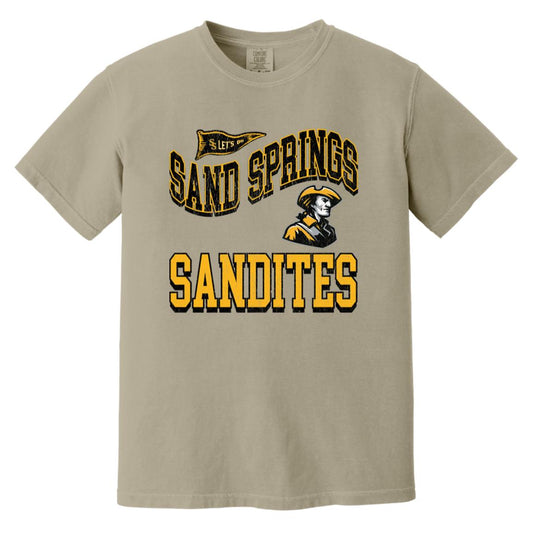 SAND SPRINGS SANDITES GARMENT WASHED TEE - The Club