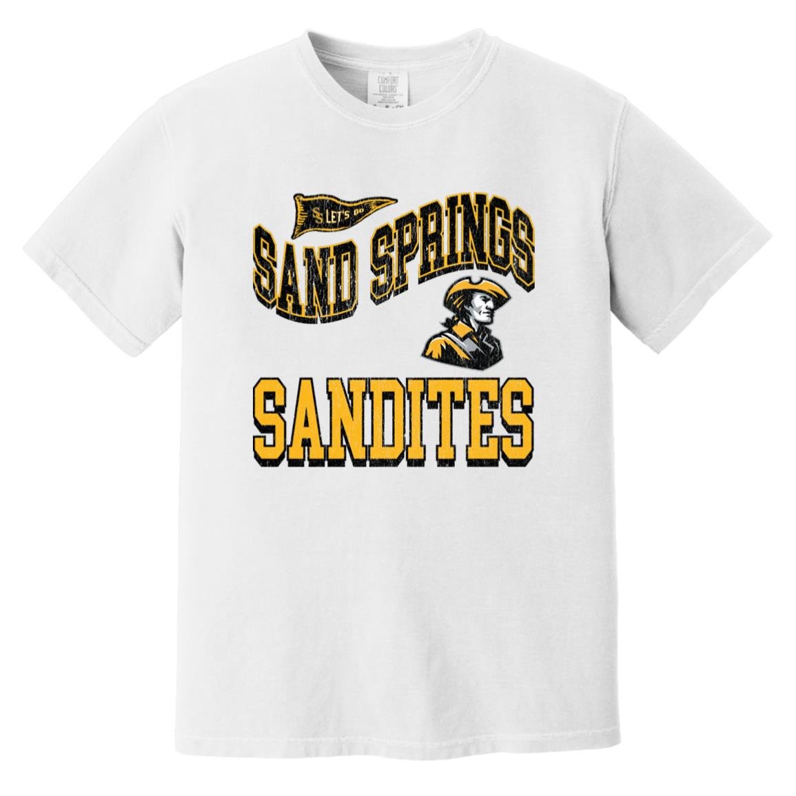 SAND SPRINGS SANDITES GARMENT WASHED TEE - The Club
