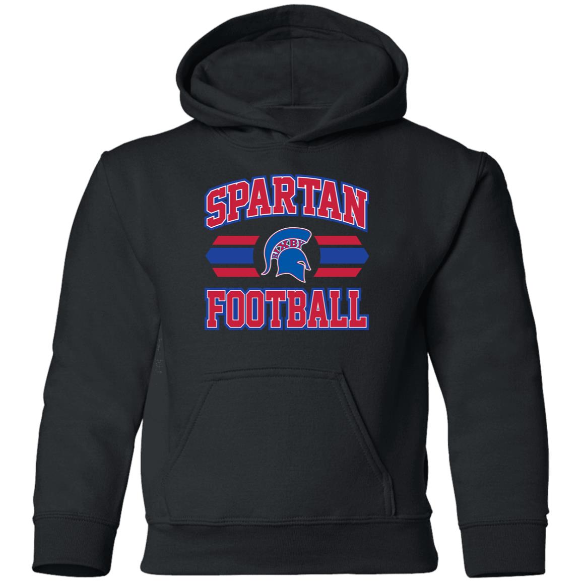 BIXBY SPARTANS YOUTH HOODED PULLOVER - The Club