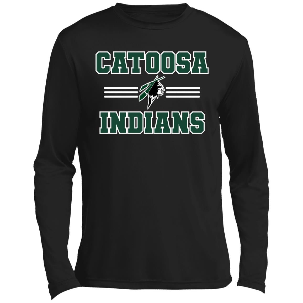 CATOOSA INDIANS MEN'S LONG SLEEVE PERFORMANCE TEE - The Club