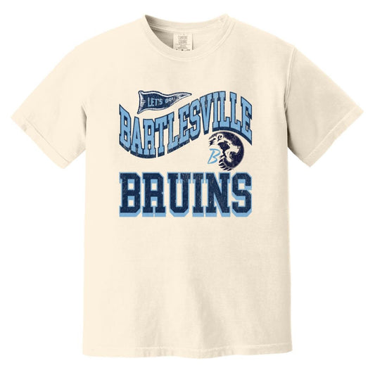 BARTLESVILLE BRUINS ADULT GARMENT WASHED TEE - The Club