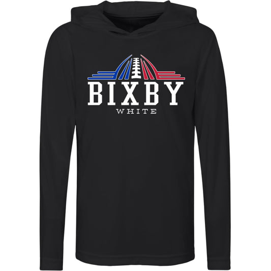 LEGENDS BIXBY WHITE YOUTH PERFORMANCE HOODED TEE