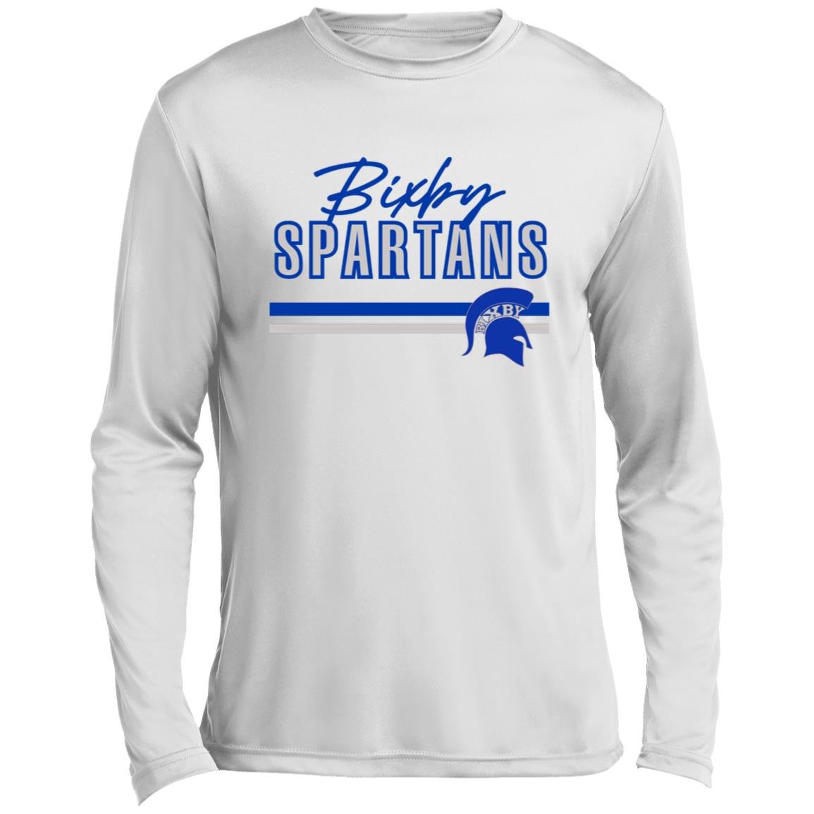 BIXBY SPARTANS ADULT LONG SLEEVE PERFORMANCE TEE - The Club