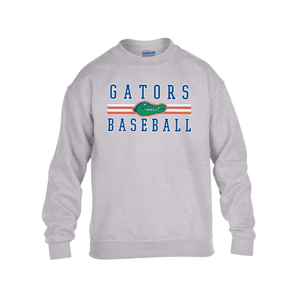 GATB009 - GATORS BASEBALL YOUTH CREWNECK SWEATSHIRT - The Club