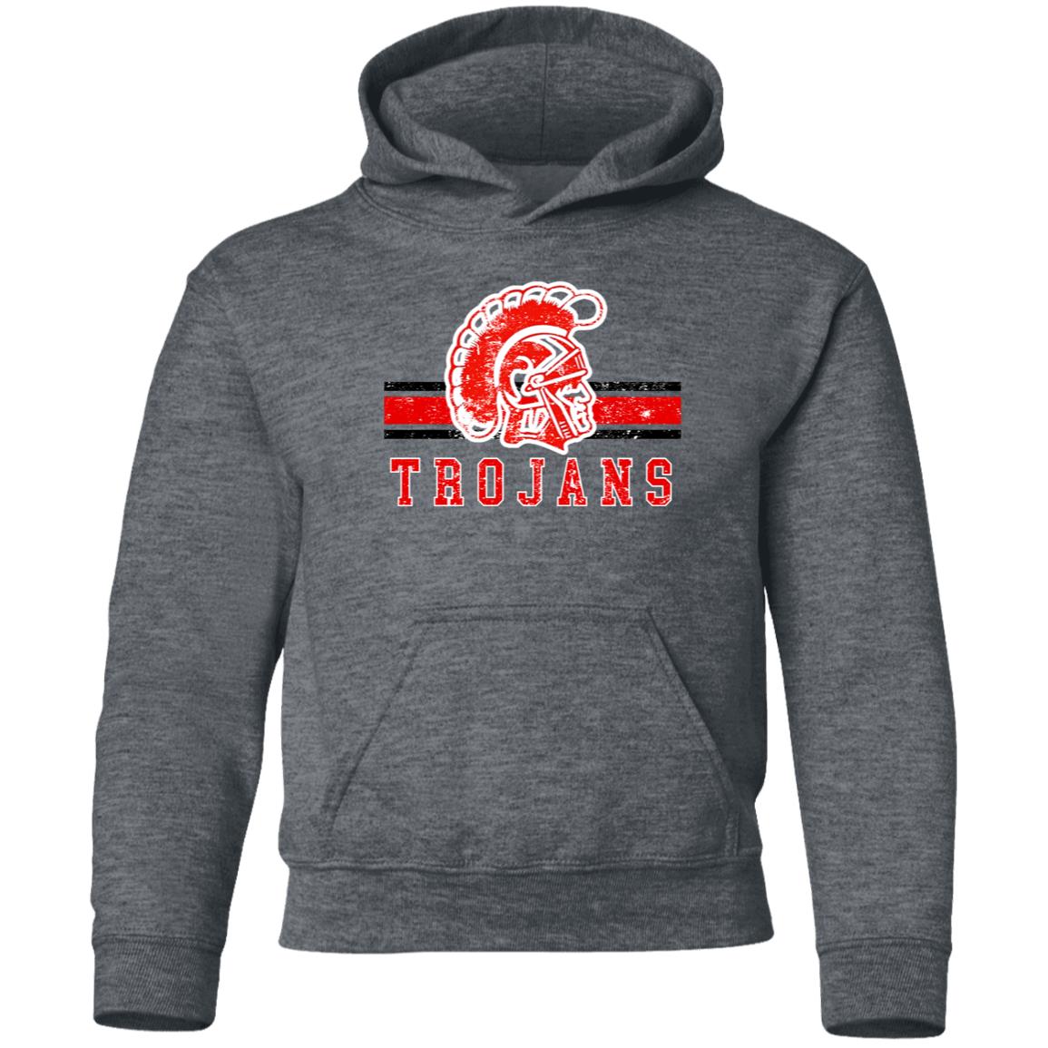 KIEFER TROJANS YOUTH HOODED PULLOVER - The Club