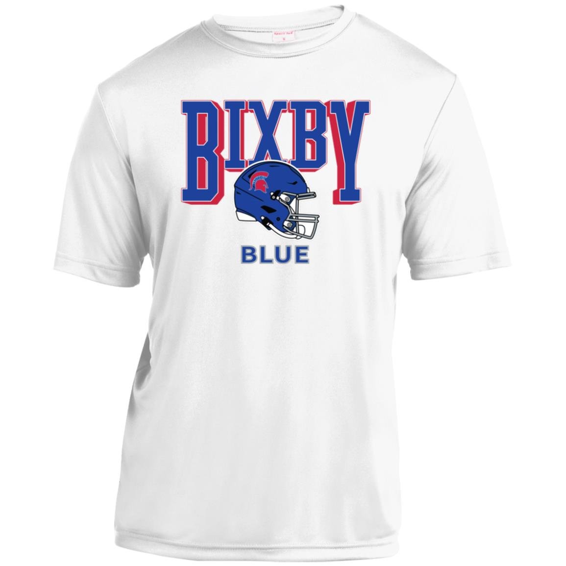 BIXBY BLUE FOOTBALL YOUTH PERFORMANCE TEE - The Club