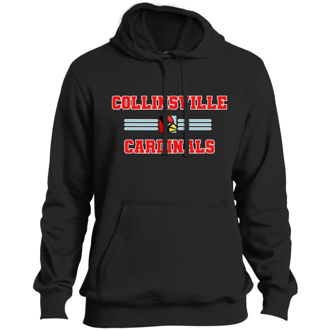 COLLINSVILLE CARDINALS ADULT HOODED PULLOVER - The Club