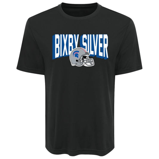 BIXBY SILVER FOOTBALL ADULT PERFORMANCE TEE - The Club