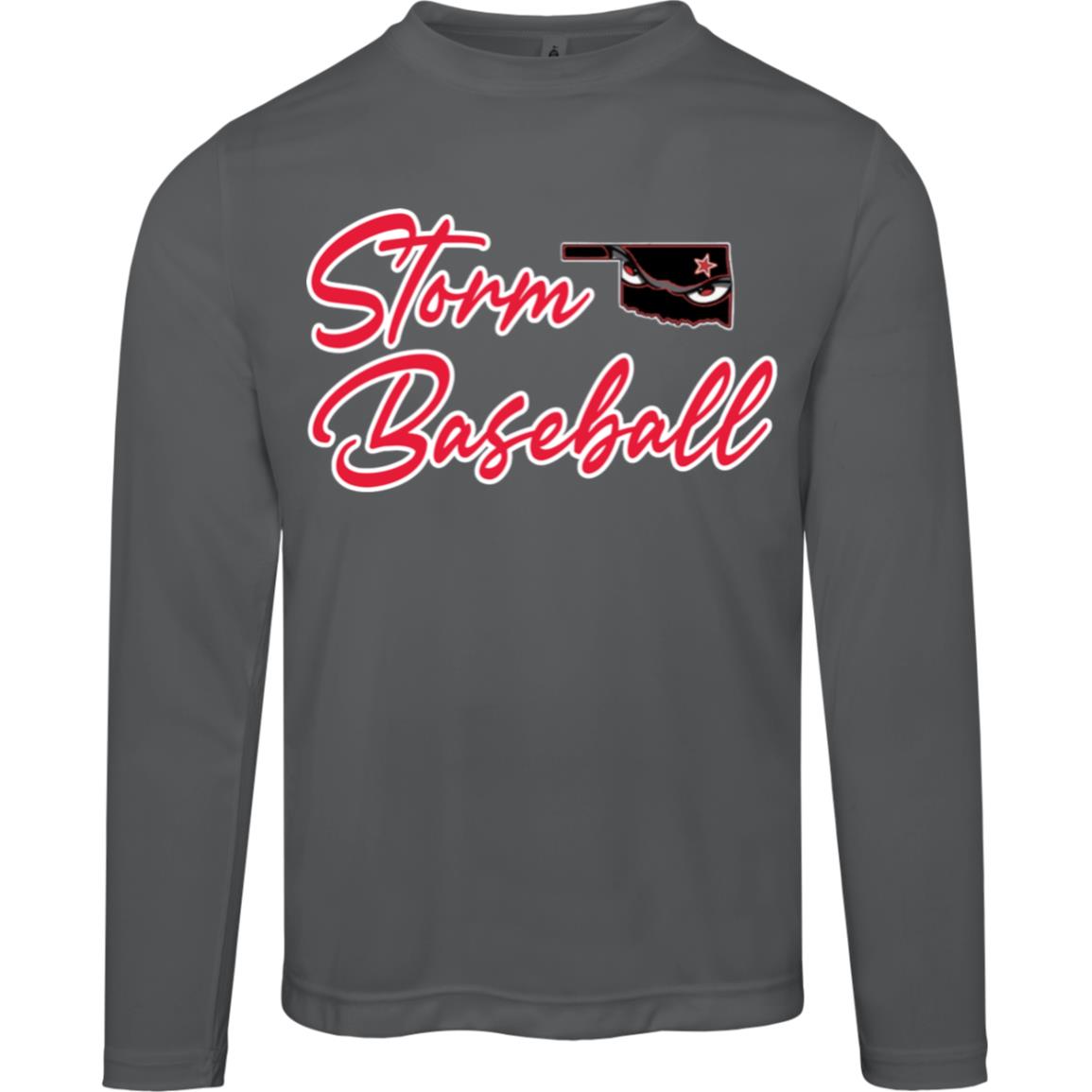 002 - STORM BASEBALL ADULT LONG SLEEVE PERFORMANCE TEE