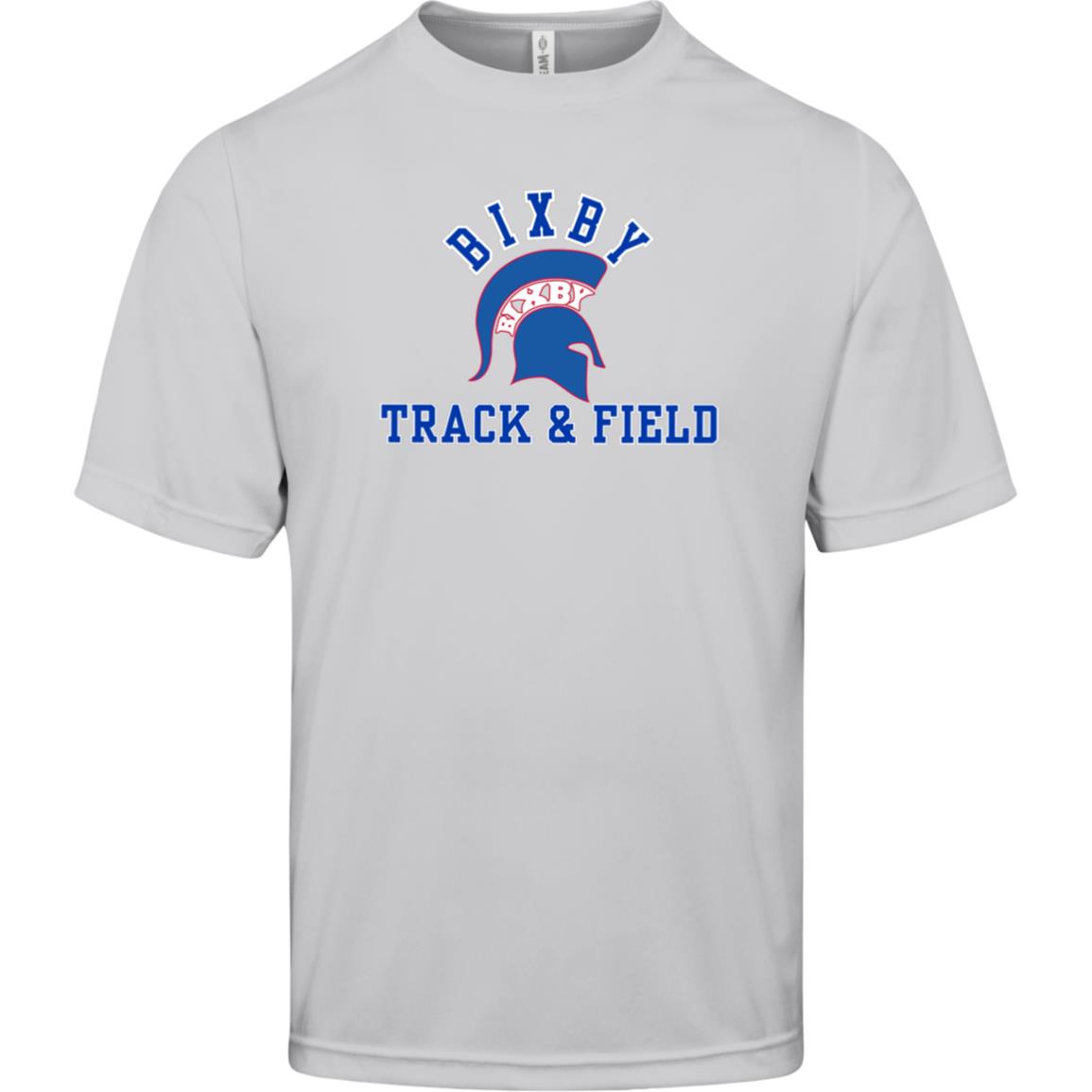 RED AND BLUE TRUE T&F ADULT PERFORMANCE TEE