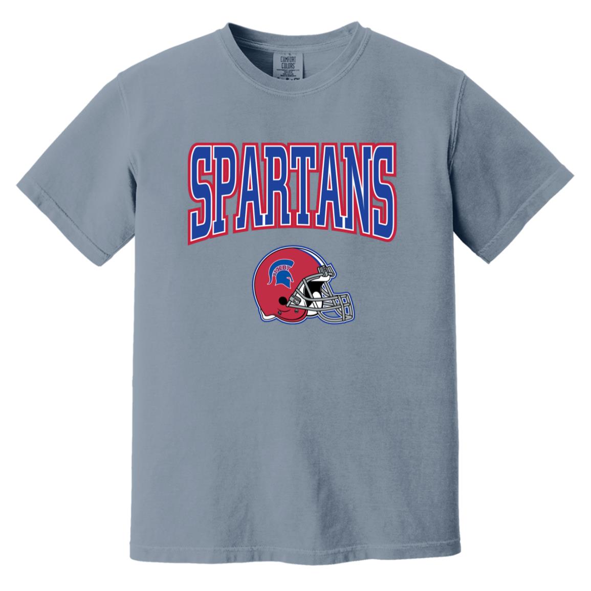 BIXBY SPARTANS ADULT GARMENT WASHED TEE - The Club