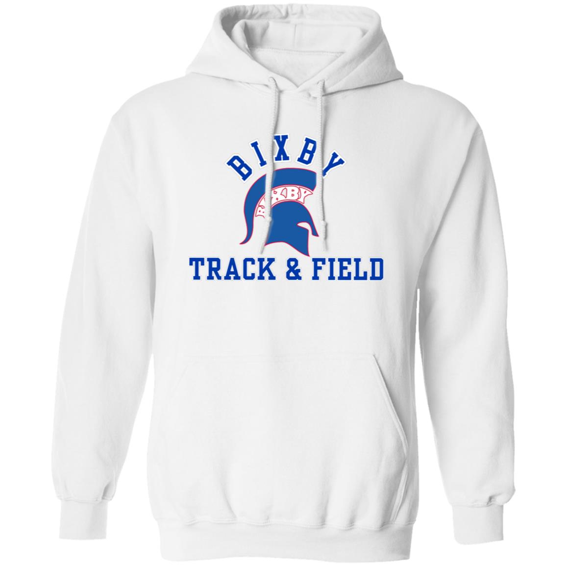 RED AND BLUE TRUE T&F PULLOVER HOODIE