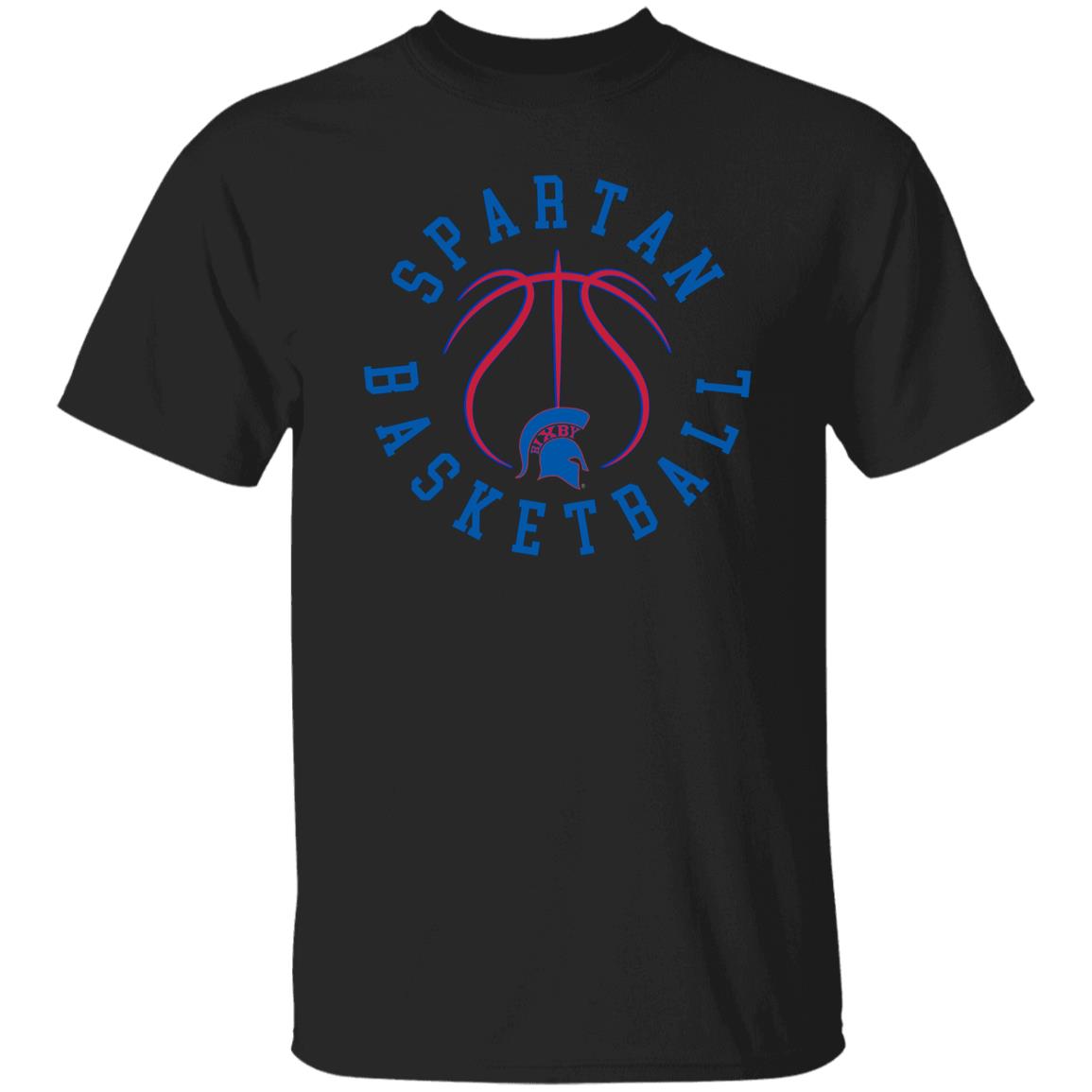 Spartan Basketball Ballin Out Adult 100% Cotton T-Shirt