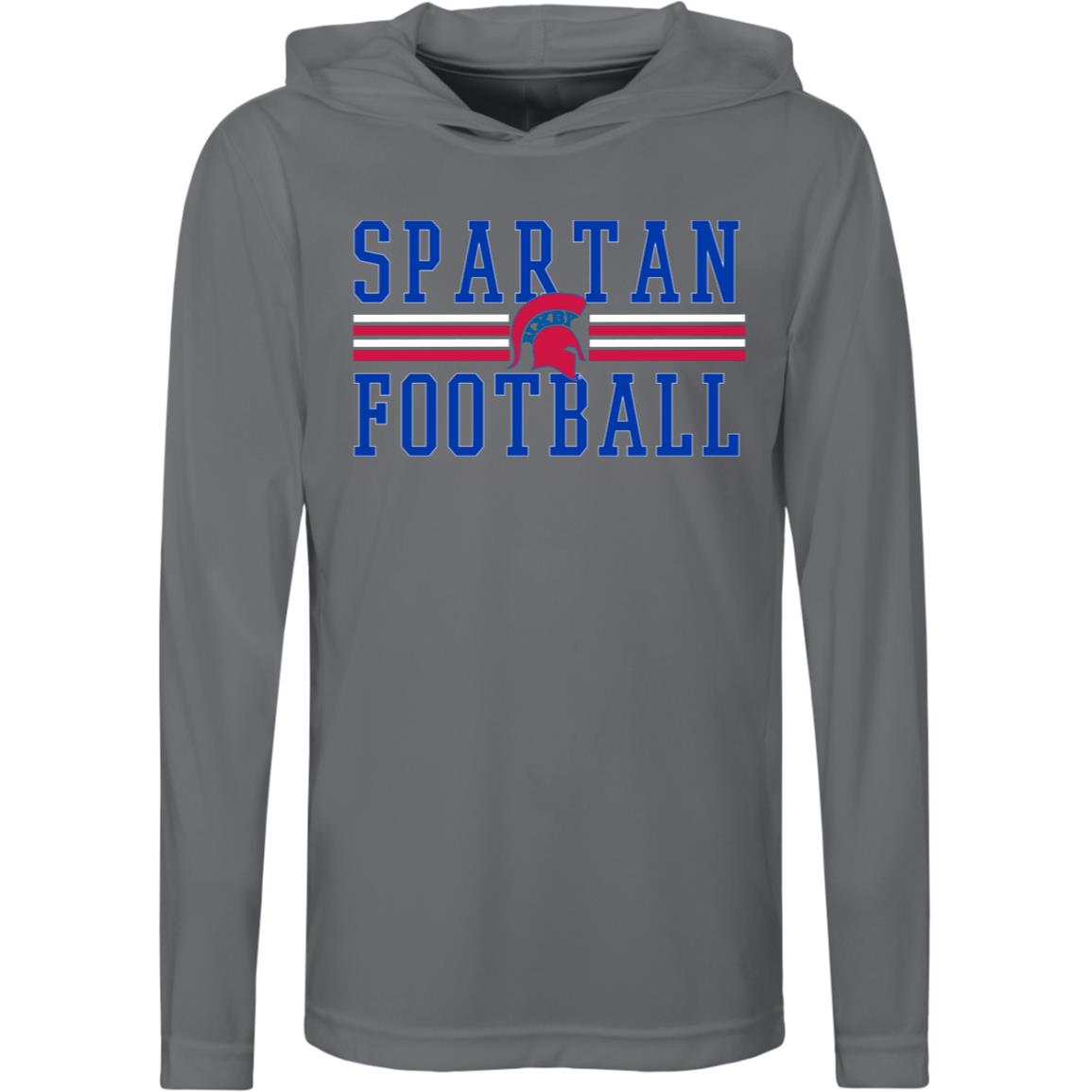 BIXBY SPARTAN GLORY YOUTH PERFORMANCE HOODED TEE